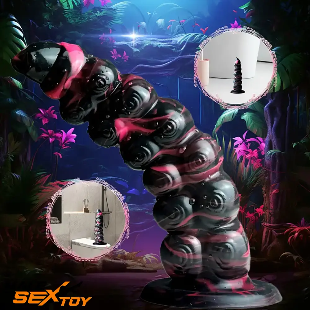 8.7in Monster Octopus Tentacle Big Silicone Soft Dildo For Female Male Sex Toy