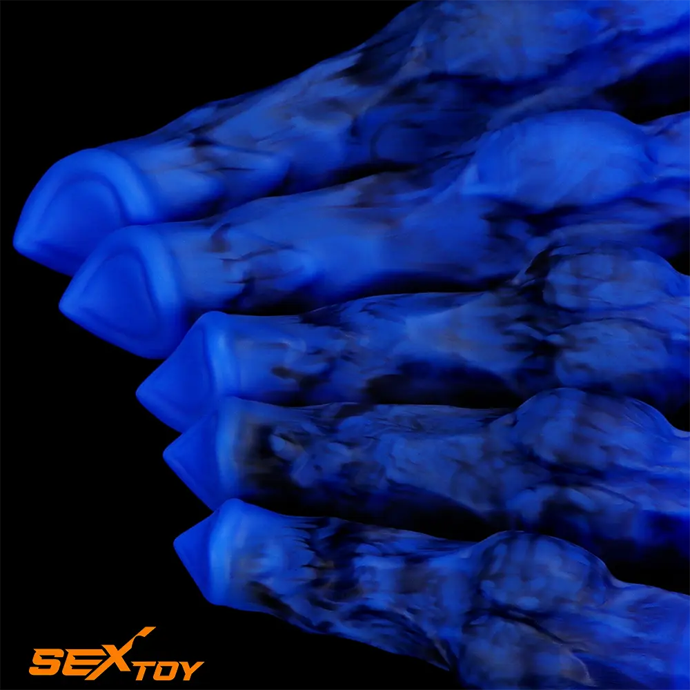 6.65in 7.63in 8.3in 9.25in 10.03in Fantasy Dog Cock Knot Female Dildo Male Sex Toy