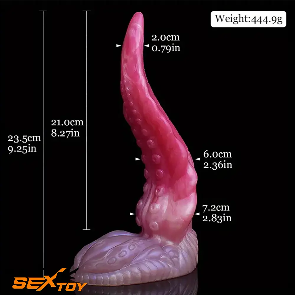 9.25in Real Octopus Tentacle Big Silicone Soft Dildo For Female Sex Male Sex Toy
