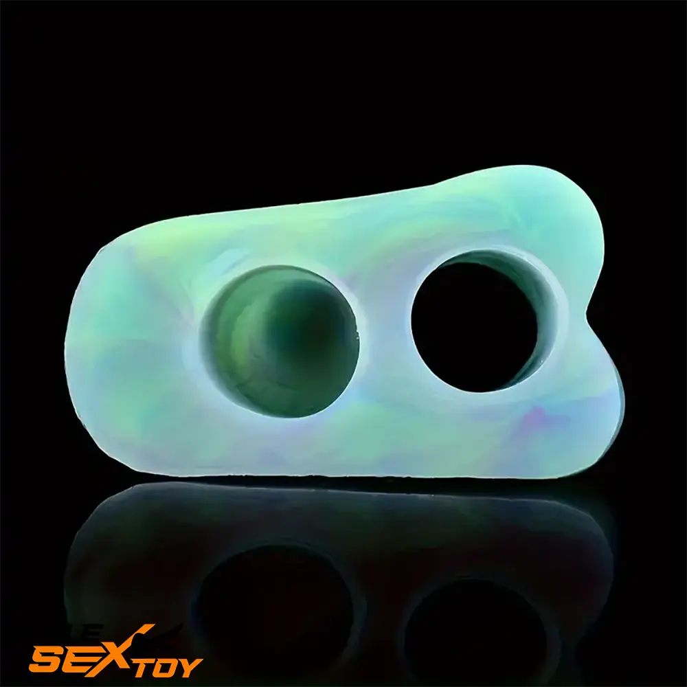 7.78in Liquid Silicone Fantasy Horse Glowing Luminous Real Cock Dildo Male Sex Toy