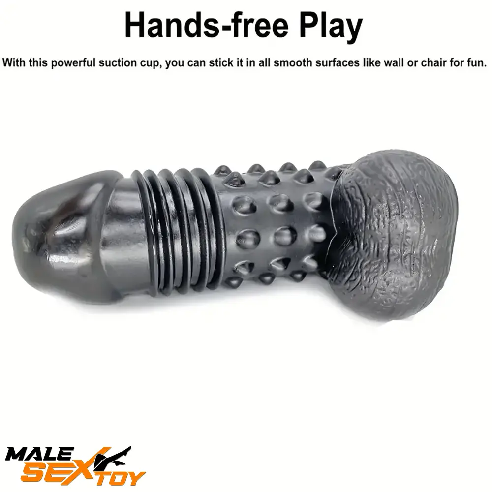 11in Big Black Spiked Barbed Dildo For Women Men Sex Real Love Male Sex Toy