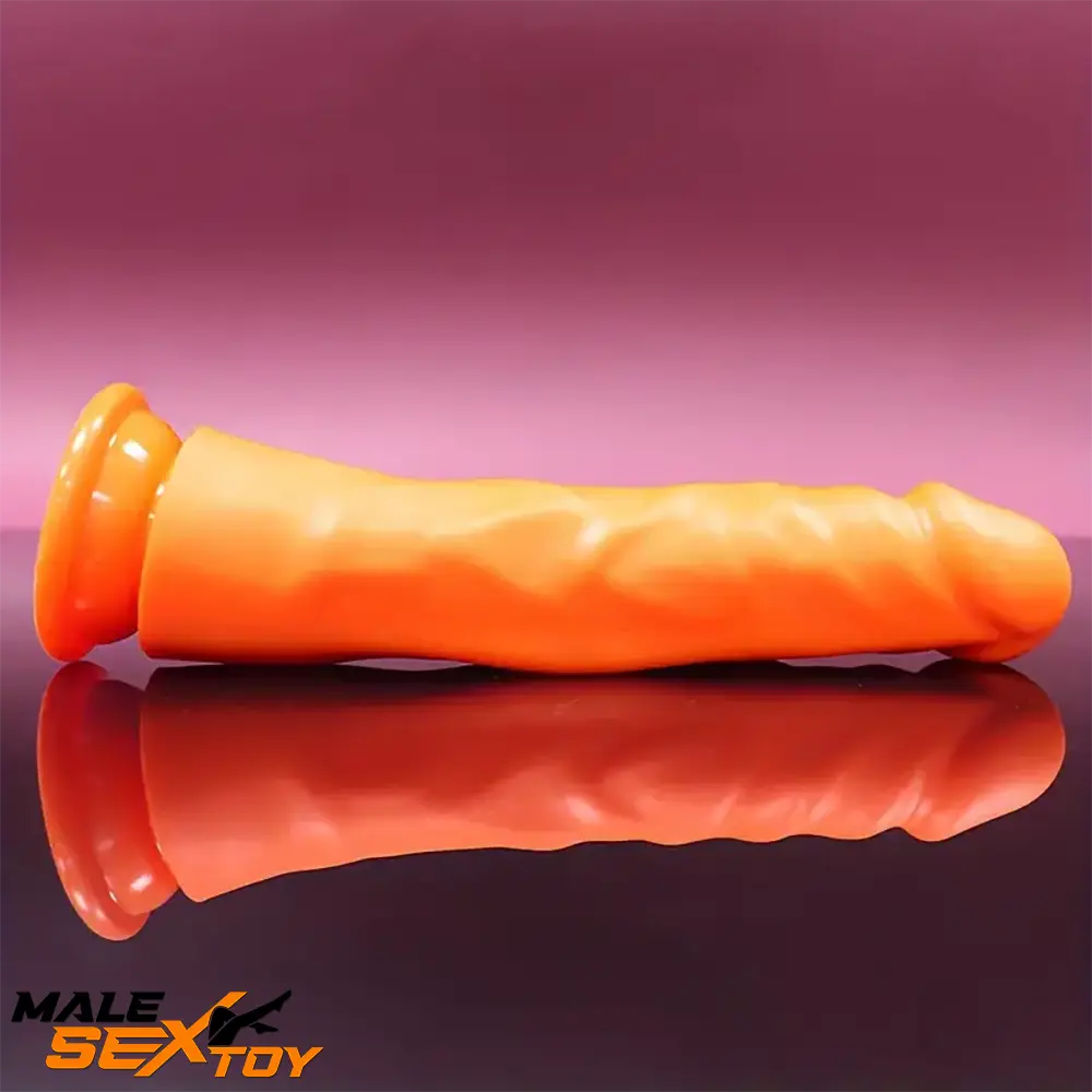 8.27in Soft Big Real Looking Silicone G Spot Dildo For Sex Toy Lovers Male Sex Toy