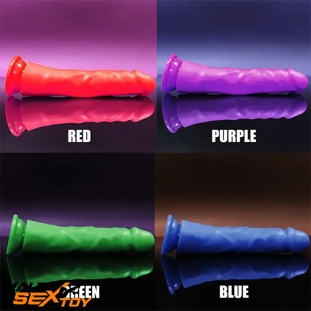 8.27in Soft Big Real Looking Silicone G Spot Dildo For Sex Toy Lovers Male Sex Toy