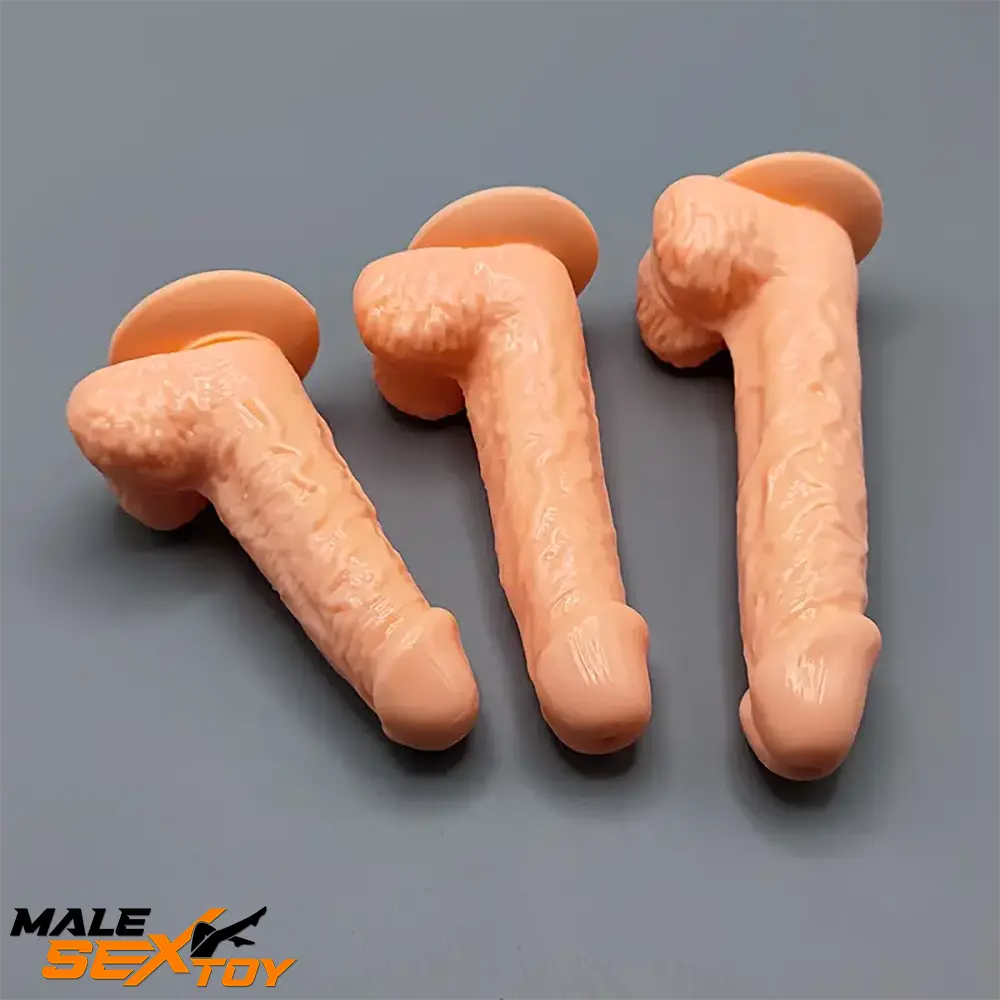 5.31in 6.29in 7.48 Realistic Female Male Flesh Like Dildo Adult Love Toy Male Sex Toy