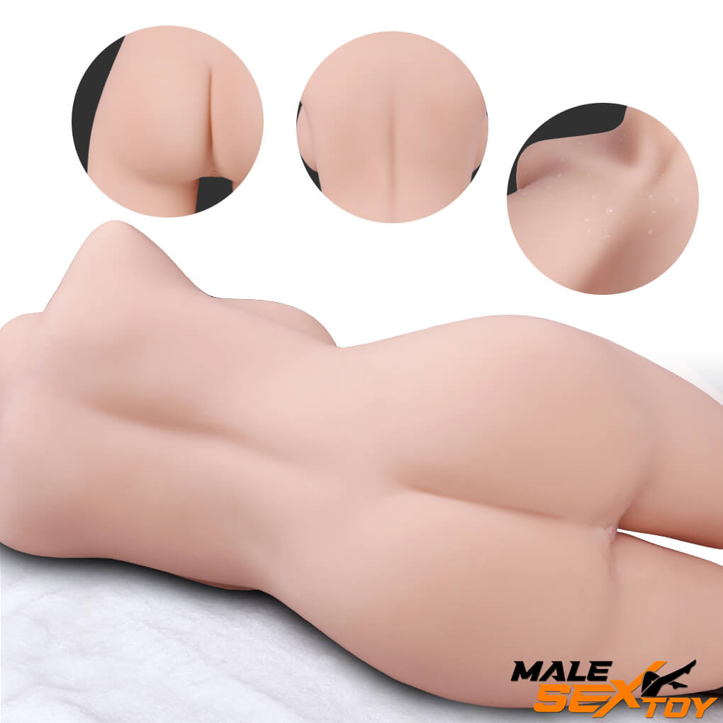 19.4lb Real TPE Love doll Torso Half Body Adult Men Masturbator