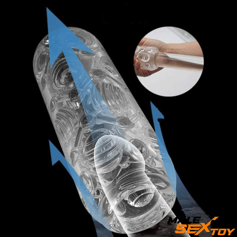 Transparent Silicone Pussy Sex Toys For Men Safe Male Masturbator Male sex toy