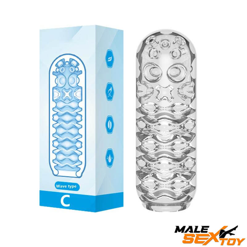 Transparent Silicone Pussy Sex Toys For Men Safe Male Masturbator Male sex toy