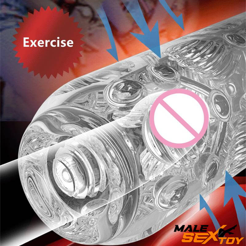 Transparent Silicone Pussy Sex Toys For Men Safe Male Masturbator Male sex toy