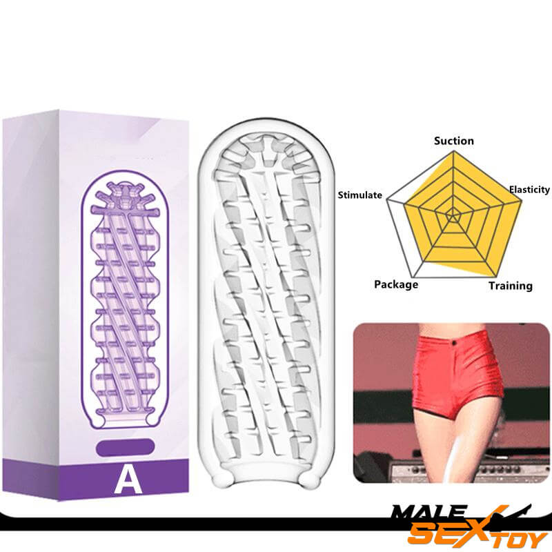 Transparent Silicone Pussy Sex Toys For Men Safe Male Masturbator Male sex toy