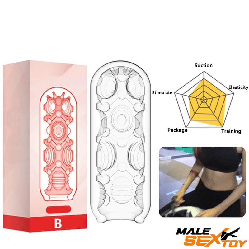 Transparent Silicone Pussy Sex Toys For Men Safe Male Masturbator Male sex toy