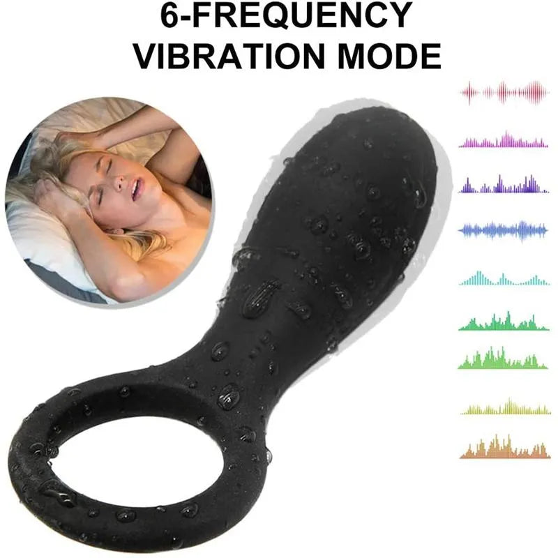 High Quality Silicone 6 Vibrating Modes Cock Ring For Men Male sex toy