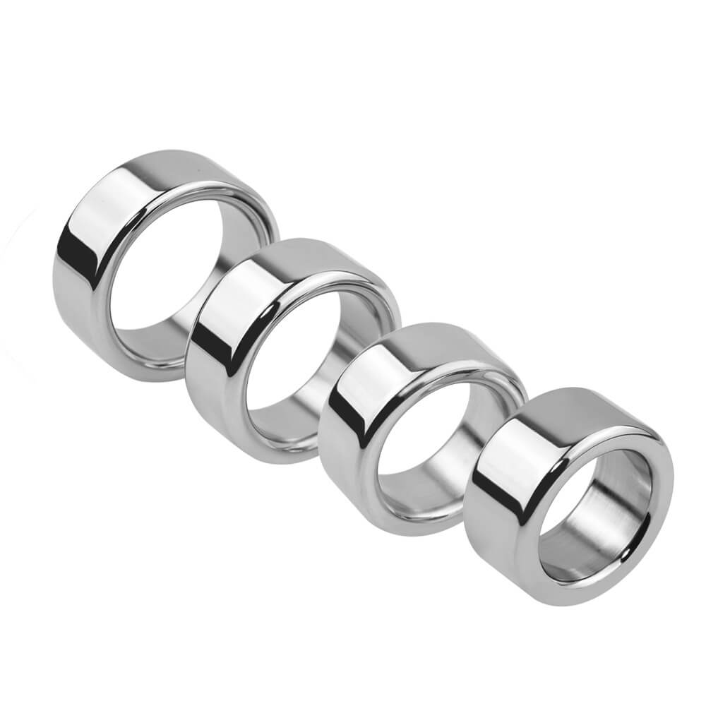 5mm Thick Stainless Steel Men Penis Ring Metal Sex Toy