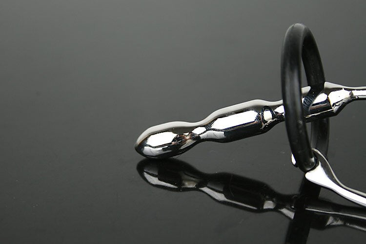 Metal Urethral Sound Prince Albert Wand Penis Plug Male Sex Toy Male sex toy