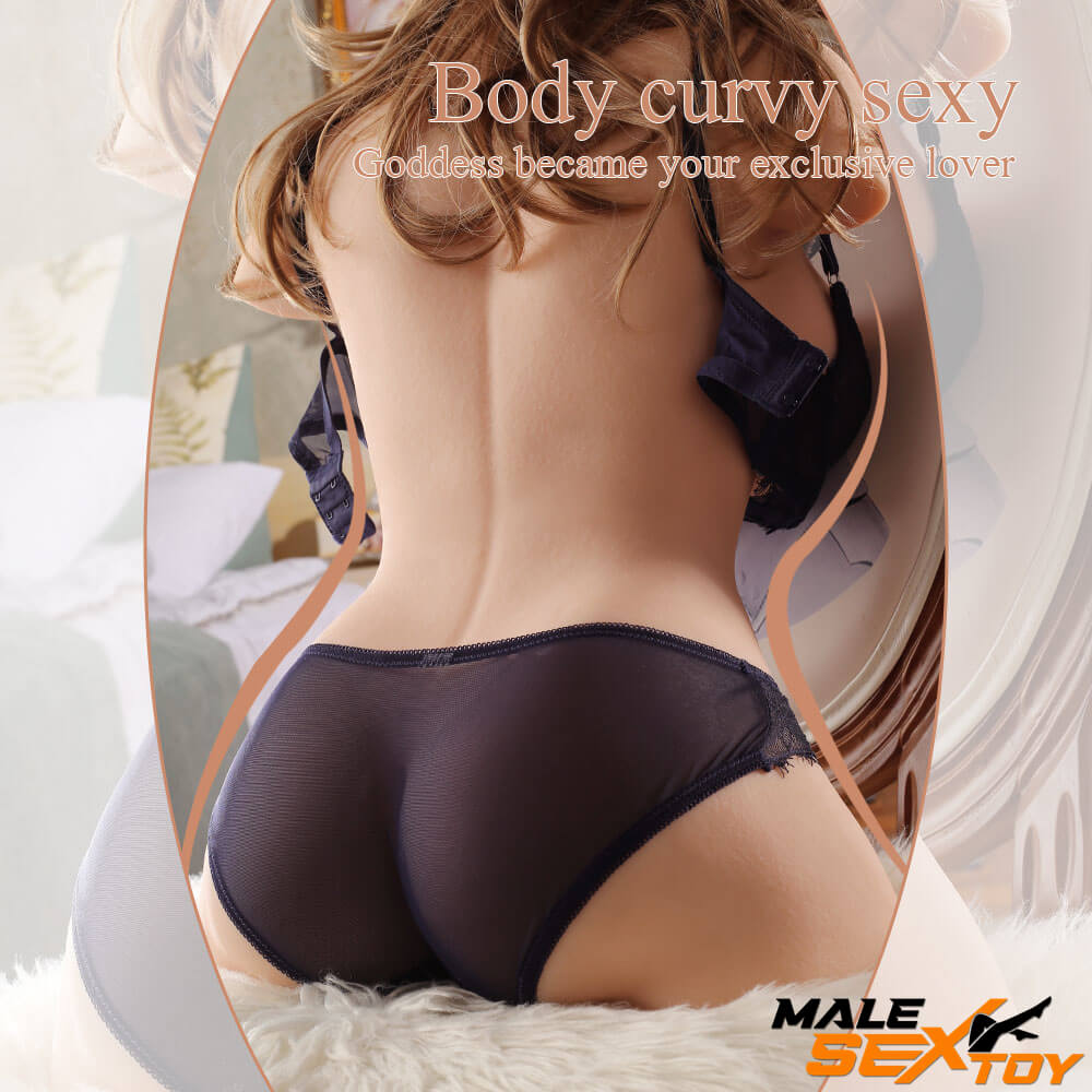 16.98lb 3in1 Realistic Masturbator Sex Doll Torso With Vagina Anus Male sex toy